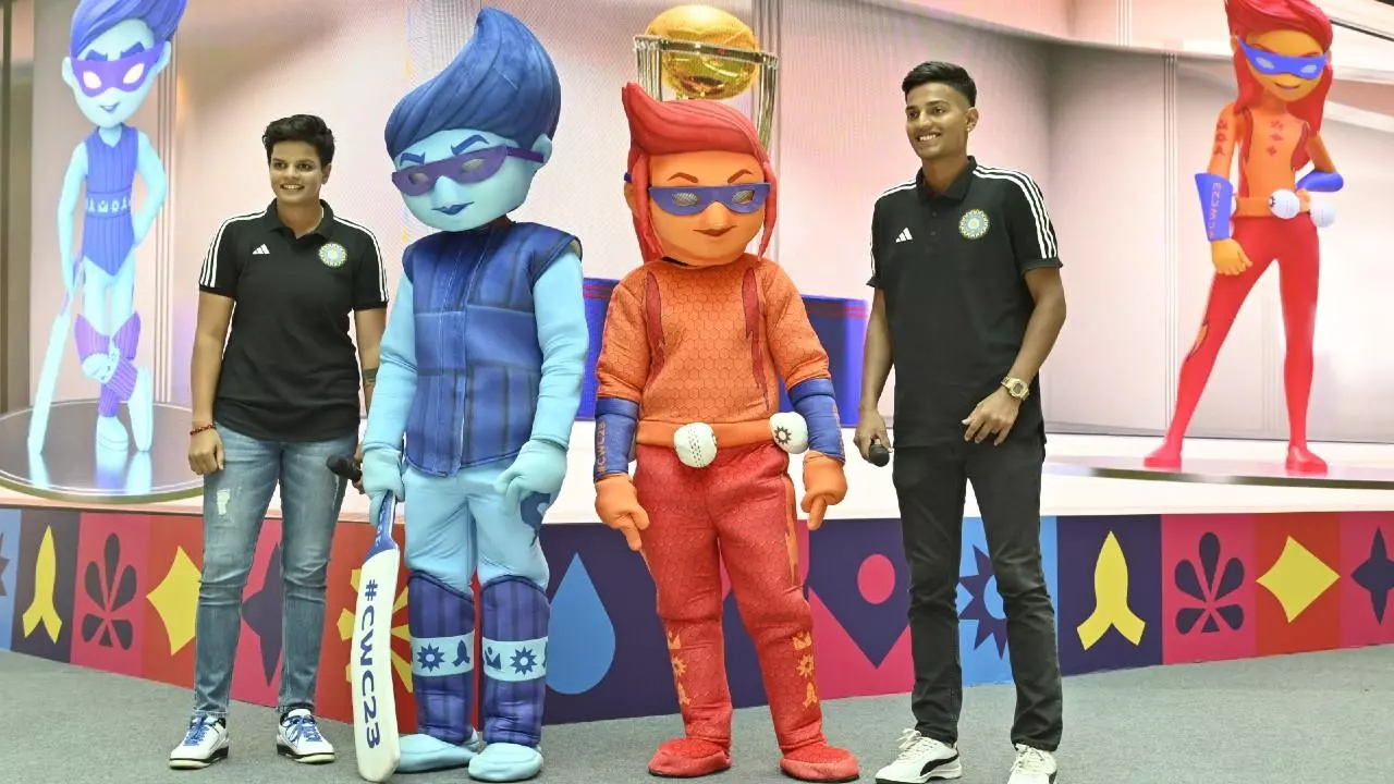 icc-unveils-mascot-duo-for-cricket-world-cup-2023