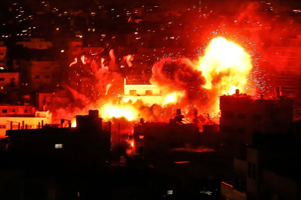 israel-launches-another-round-of-air-strikes-on-besieged-gaza-strip