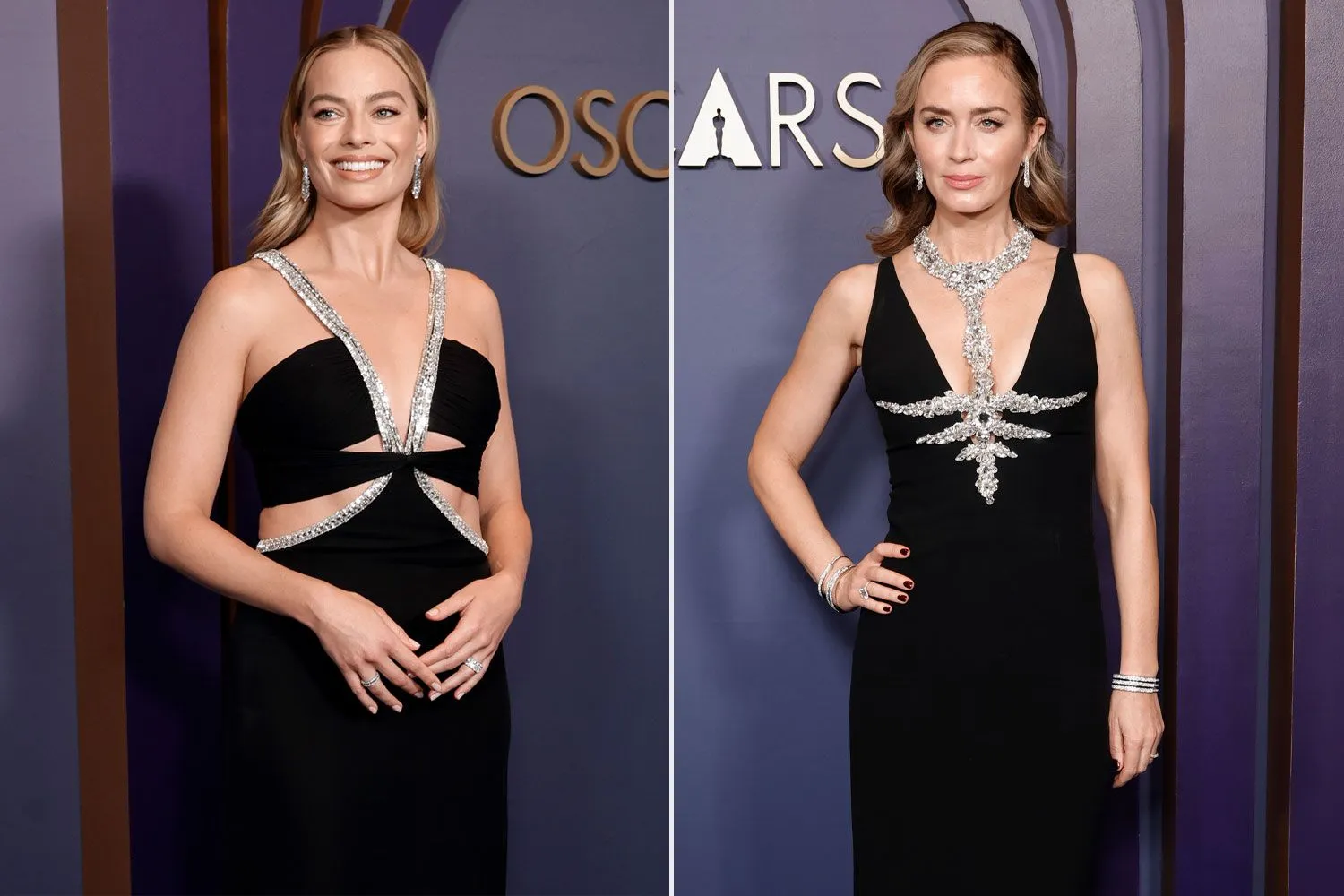 margot-robbie-and-emily-blunt-managed-to-steal-the-spotlight-at-the-governors-awards-red-carpet