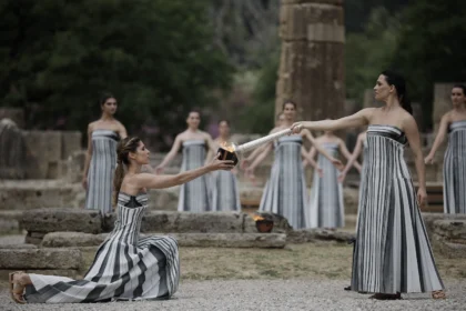 paris-2024-olympic-games-torch-lit-in-ancient-olympia